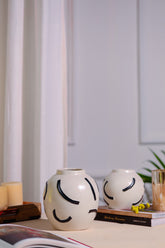 Alamkari India Moon Cut Vases